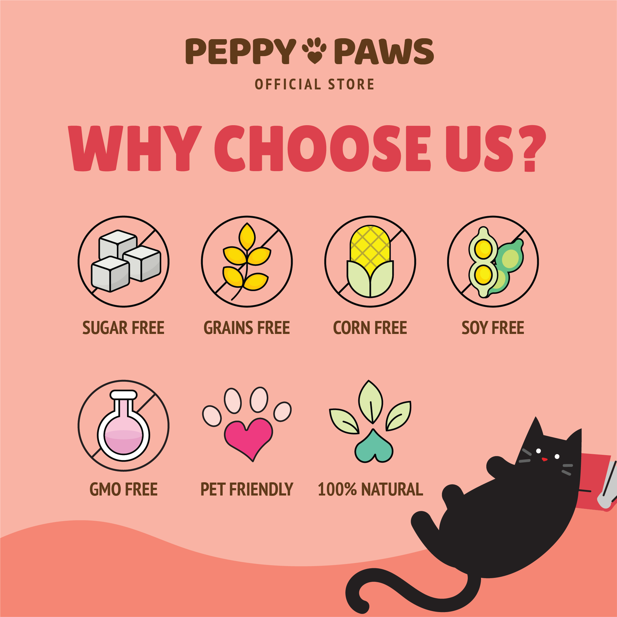 Peppy Paws Multivitamin Soft Cat Chews (90 Chews)